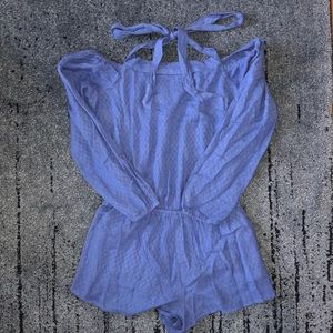 Long Sleeve O’Neill Romper, Halter Tie